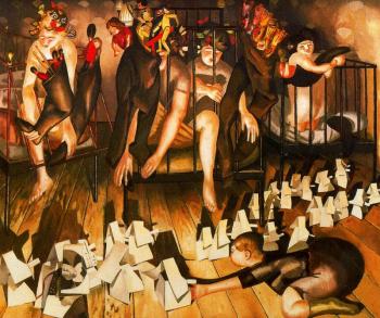 Stanley Spencer : The Nursery or Christmas Stockings